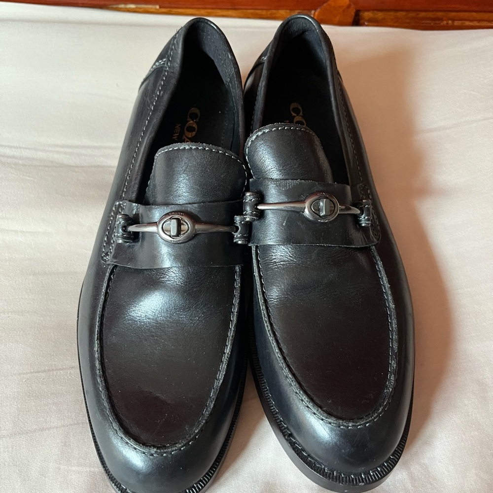 Coach Men's Black Loafers - Picture 3 of 6